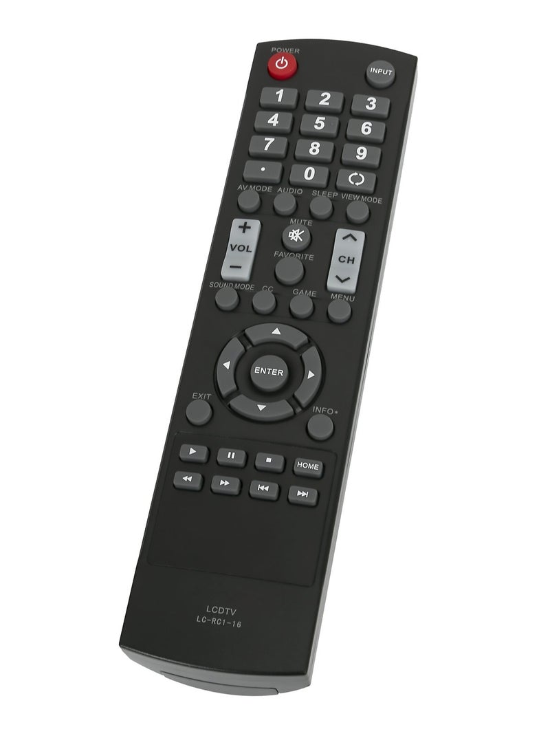 econtrolly New Replaced Remote Control LC-RC1-16 fit for Sharp LCD HDTV LC32LB370U LC-32LB480U LC32LB480U LC-40LB480U LC40LB480U LC-50LB370 LC50LB370 LC-50LB370U LC50LB370U LC-32LB370 LC32LB370 LC-32LB370U - Image 4